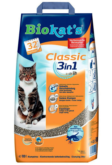 Kattegrus Classic klumpende 10 kg / 10 l