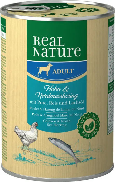 Adult, dåse kylling, sild og kalkun 400g