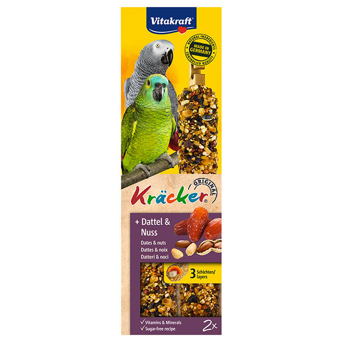Kräcker Papegøjemed dadler og nødder 2x90 g