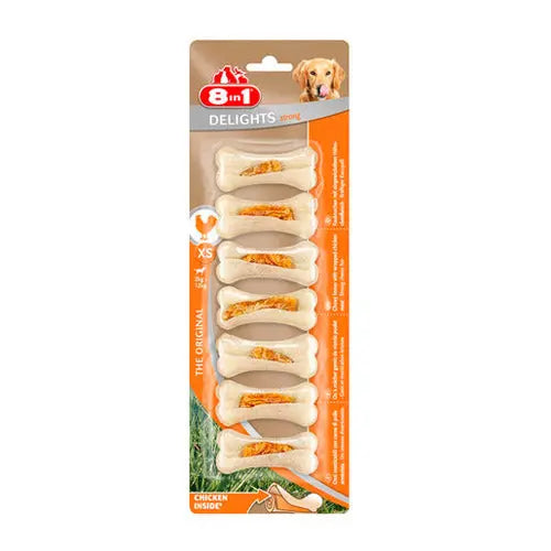 Tyggeben Delights Strong X-Small kylling 7 stk
