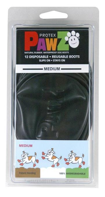 Hundesko medium 7,6 cm sort