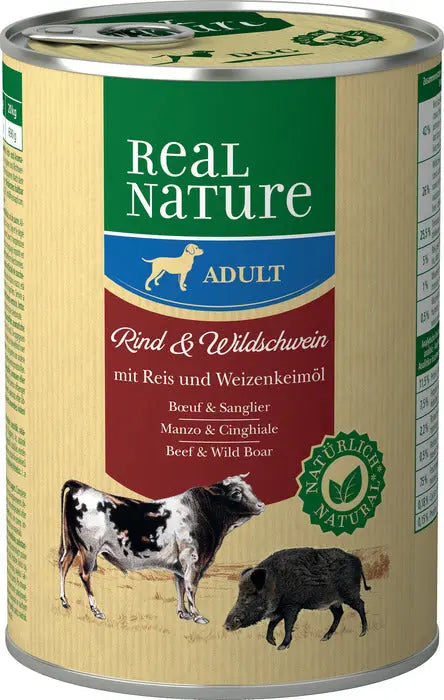 Adult, dåse okse & vildsvin 400 g