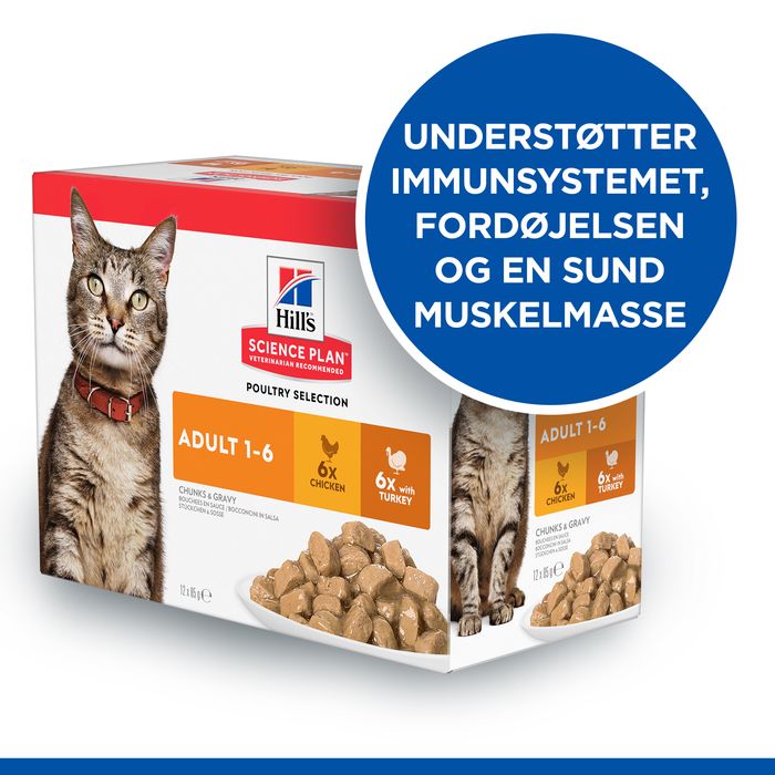 Adult Optimal Care, menu pou kylling & kalkun 12x85 g