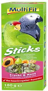 Papegøje kräcker frugt & nødder 2 x 90 g