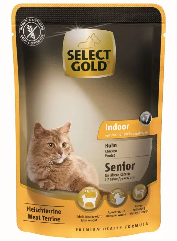 Senior Indoor, pouch kylling 85 g