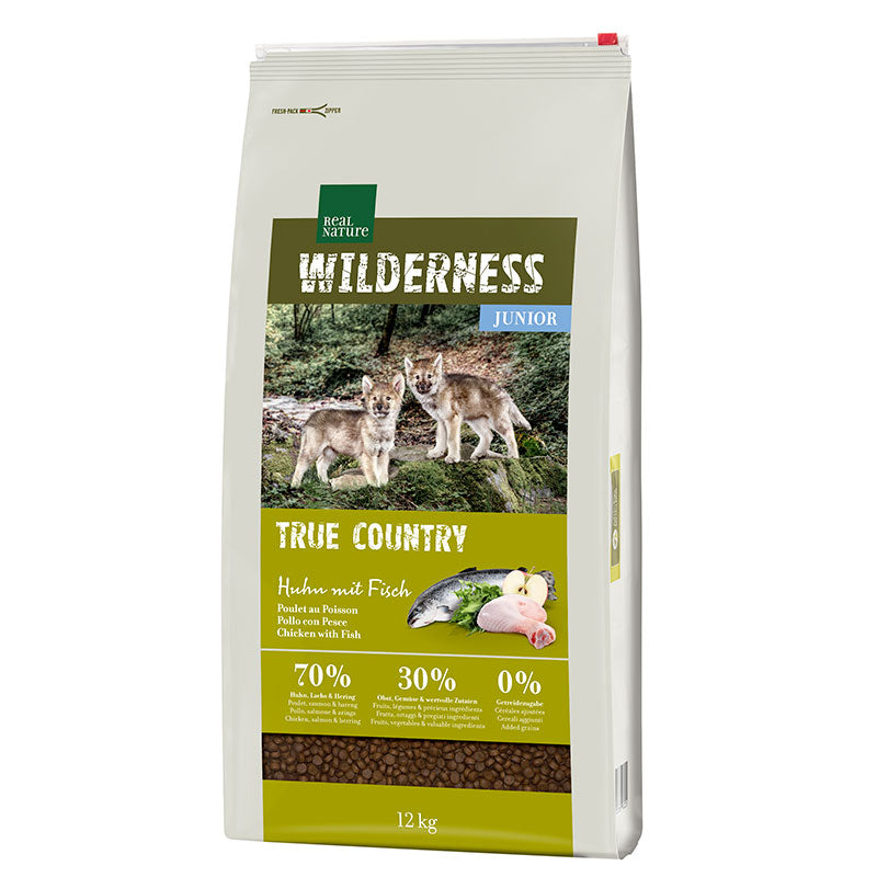 Junior Wilderness True Country kylling & fisk 12 kg
