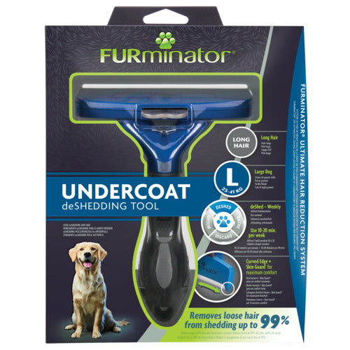 Karte langt hår hund large