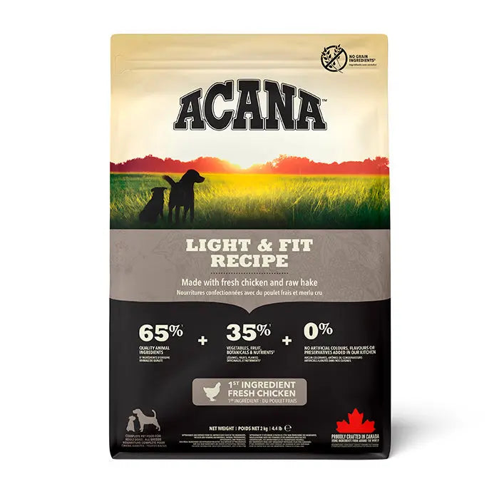 Adult Light & Fit fjerkræ, fisk & grønt 2 kg