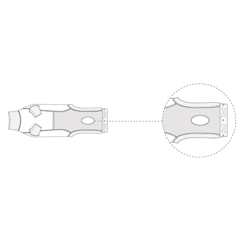 Body Suit EasyGO S 43,5 cm grå/sort