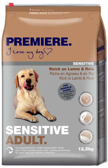 Adult Sensitive lam & ris 12,5 kg