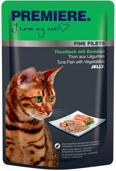 Adult Fine Filets Jelly, pouch tun & grøntsager 100 g