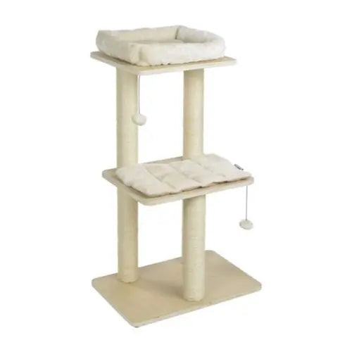 Kradsemiljø Lilly m/2platforme 60x40x105cm beige