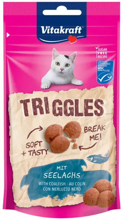 Triggles kattesnack med sej 40 g