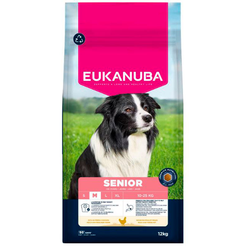 Senior Caring Medium kylling 12 kg