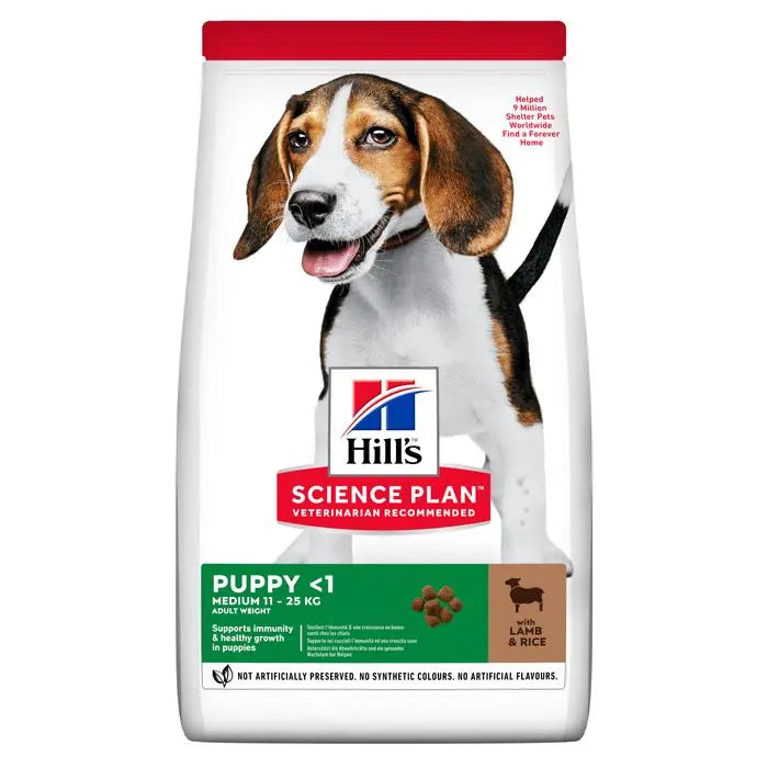 Puppy Medium lam og ris  2,5 kg