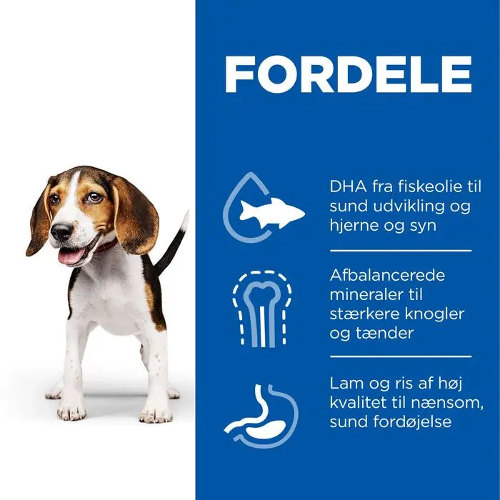 Puppy Medium lam og ris  2,5 kg