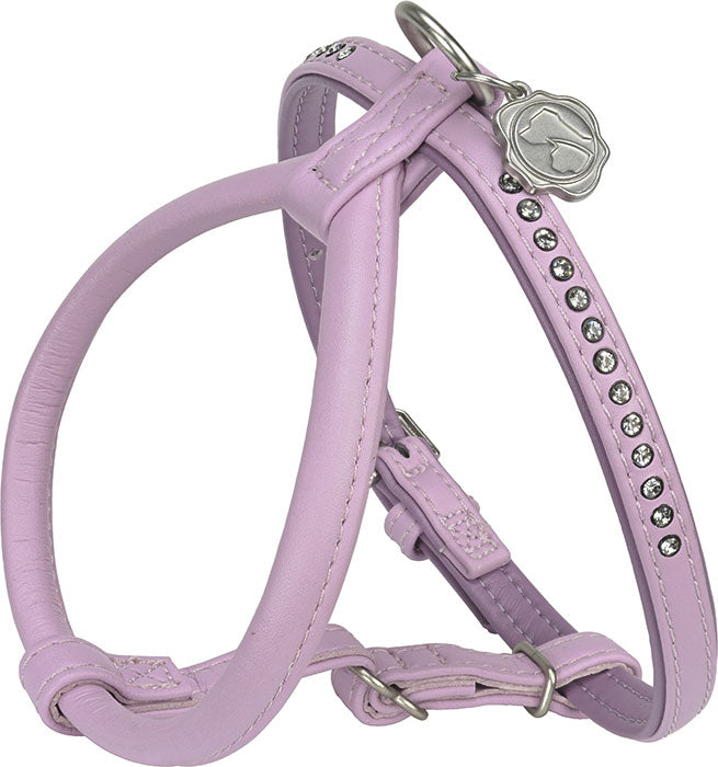 Kunstlædersele Deluxe XS rosa
