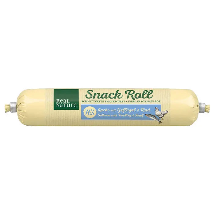 Wilderness snack pølse laks m. fjerkræ +okse 80 g