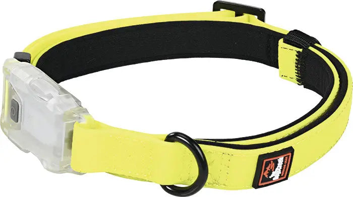 USB lyshalsbånd Polar Light S ca 300 m synlighed gul