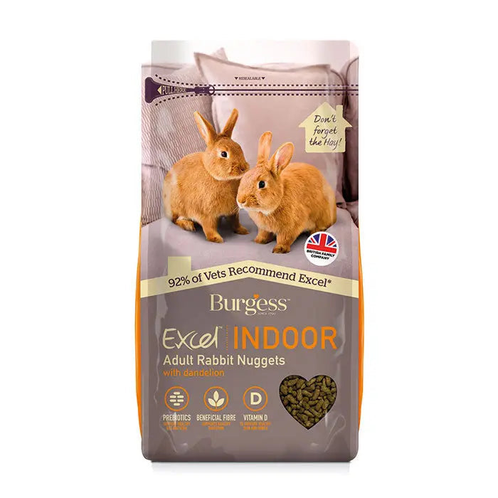 Burgess Excel Kanin Indoor Adult 1,5 Kg