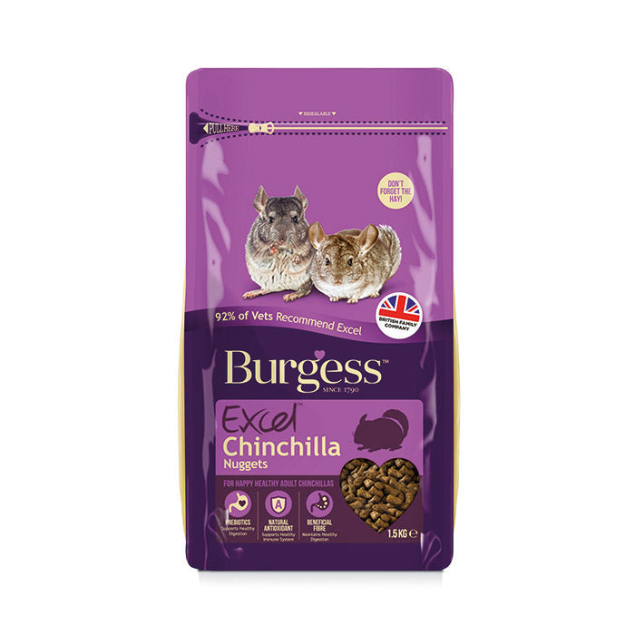 Burgess Excel Chincilla Adult 1,5 Kg