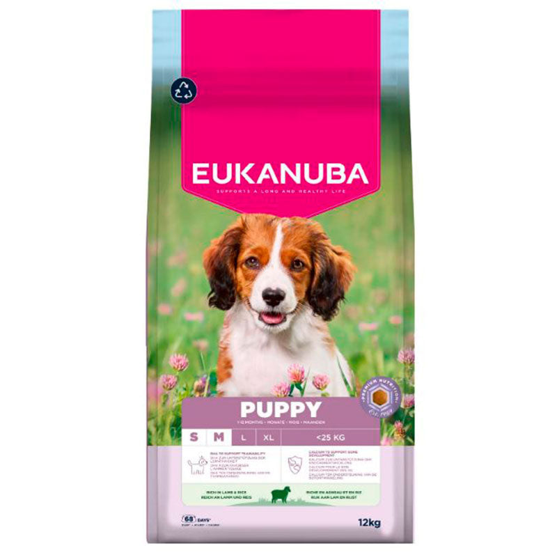 Puppy Small/Medium Lam og Ris 12 kg