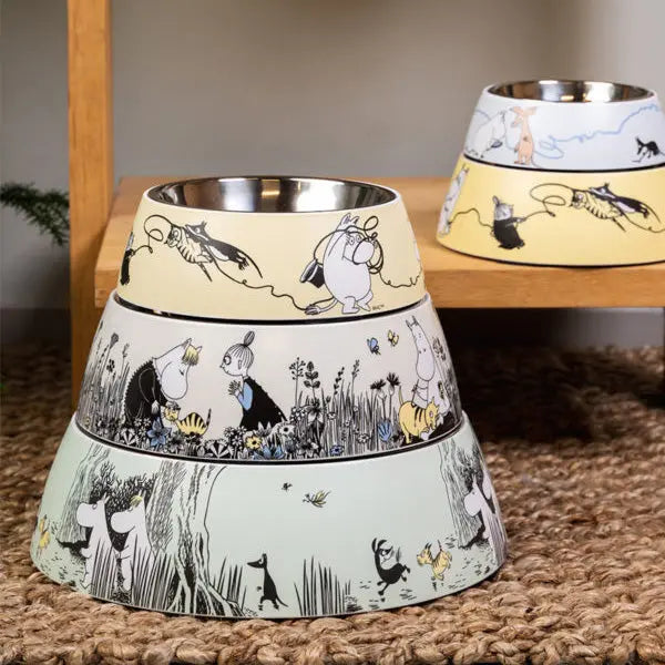 Melamin skål Moomin Pets S 160 ml blå