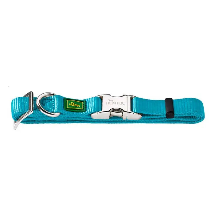 Nylonhalsbånd Alu-Strong Basic M 30-45 cm petrol