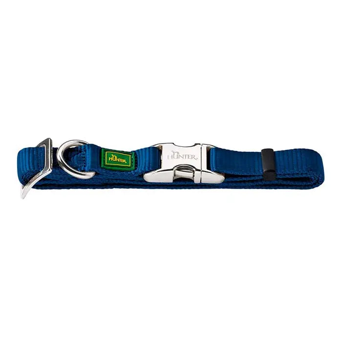 Nylonhalsbånd Alu-Strong Basic M 30-45 cm marine