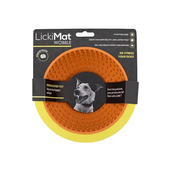 LickiMat Wobble ø18x8 cm orange