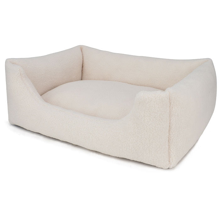 Hundeseng Teddy M 70x60x23cm creme