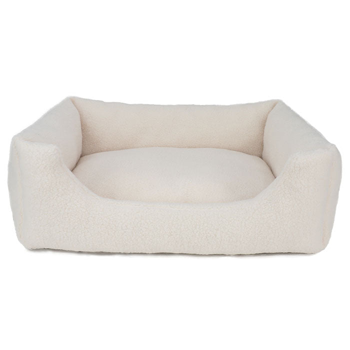 Hundeseng Teddy M 70x60x23cm creme