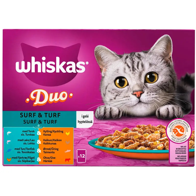 Adult Gelé, menuboks Tasty Duo surf & turf 12x85 g