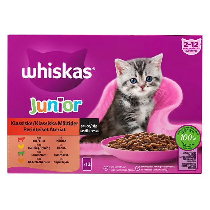 Junior, Sovs menuboks pouch klassisk menu 12x85 g