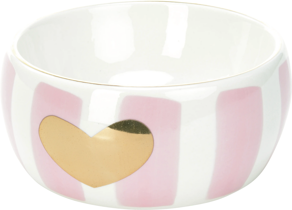 Skål hjerteformet Pink, 180 ml