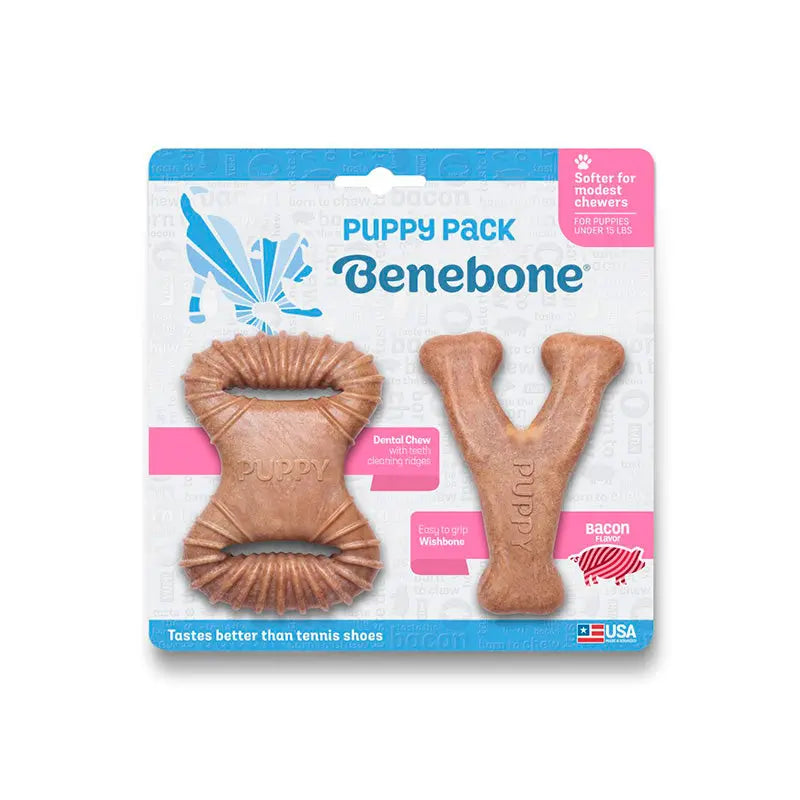 Puppy Dental Chew/Wishbone 2-pak