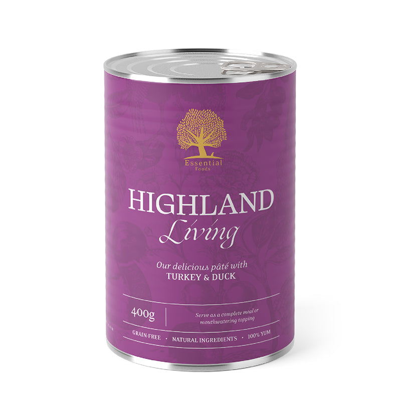 Adult Paté Highland Living kalkun & and 400 g