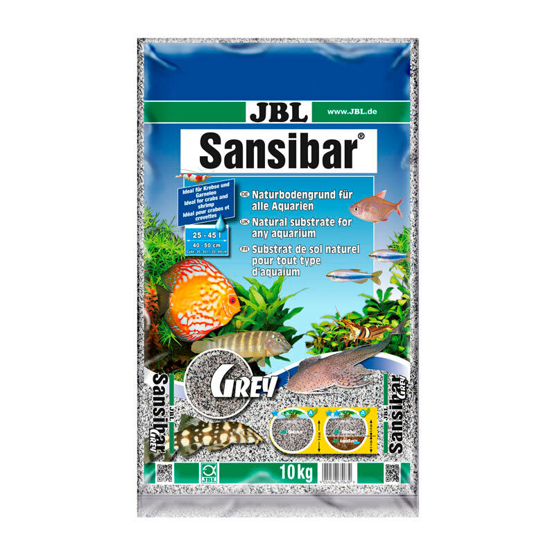 Sansibar Substrat 10 kg grå