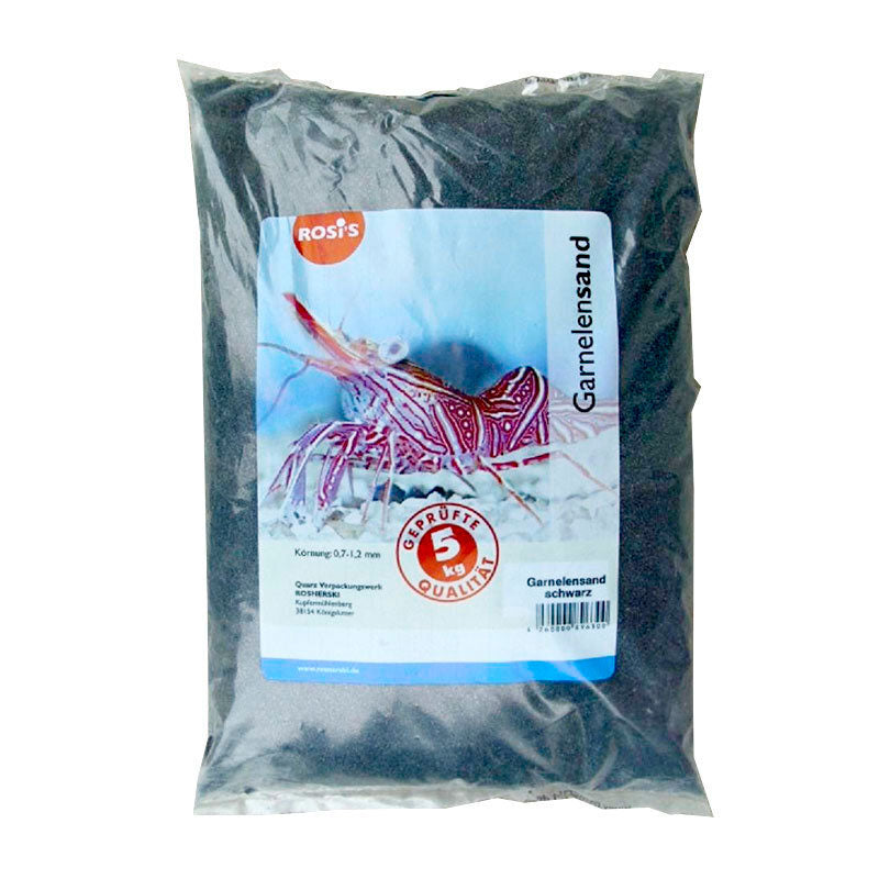 Akvariesand Til Rejer 5 kg / 0,7-1,2 mm sort