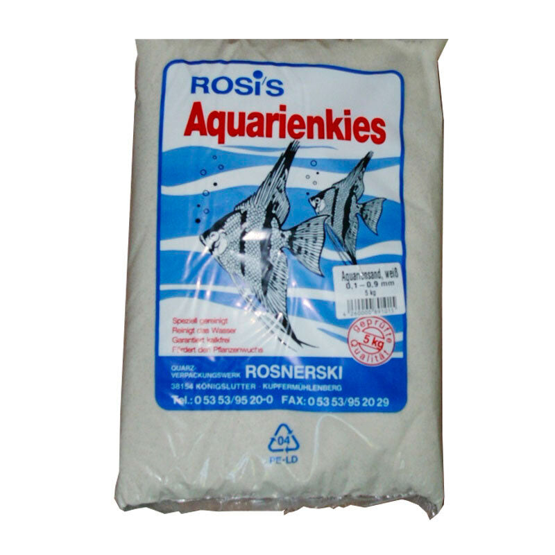 Akvariesand 5 kg hvid