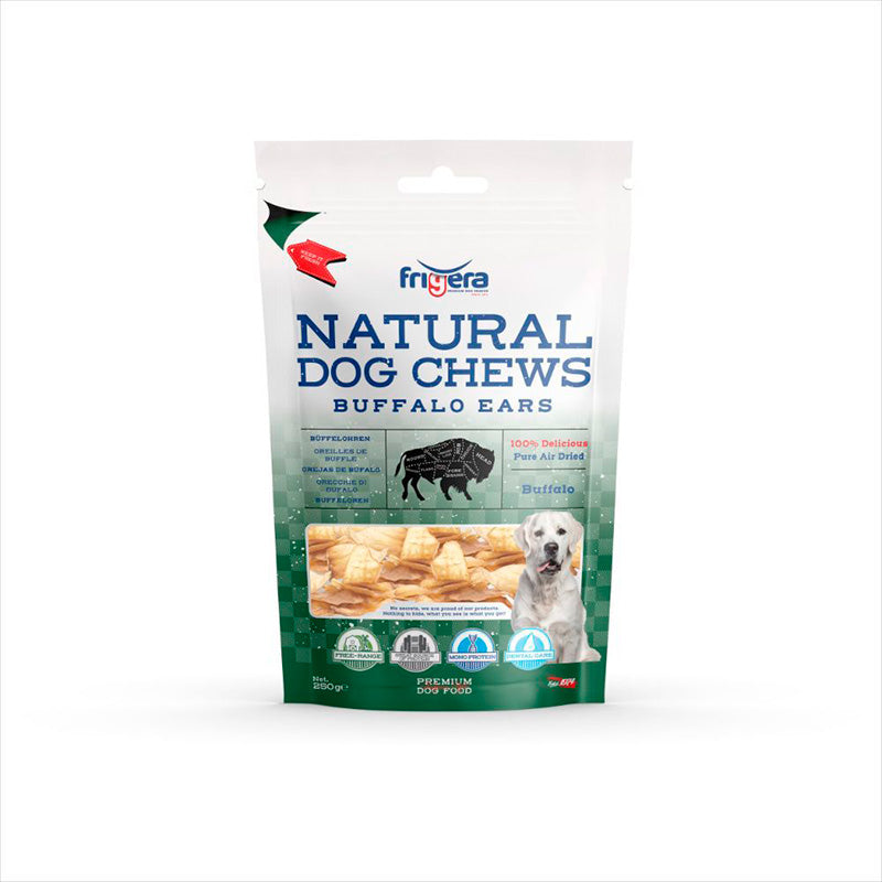 Natural Dog bøffelører 250 g 8 stk