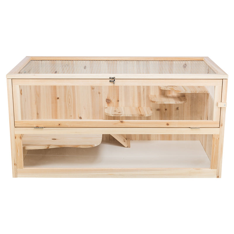 Rodent home wood 100x50x50 cm