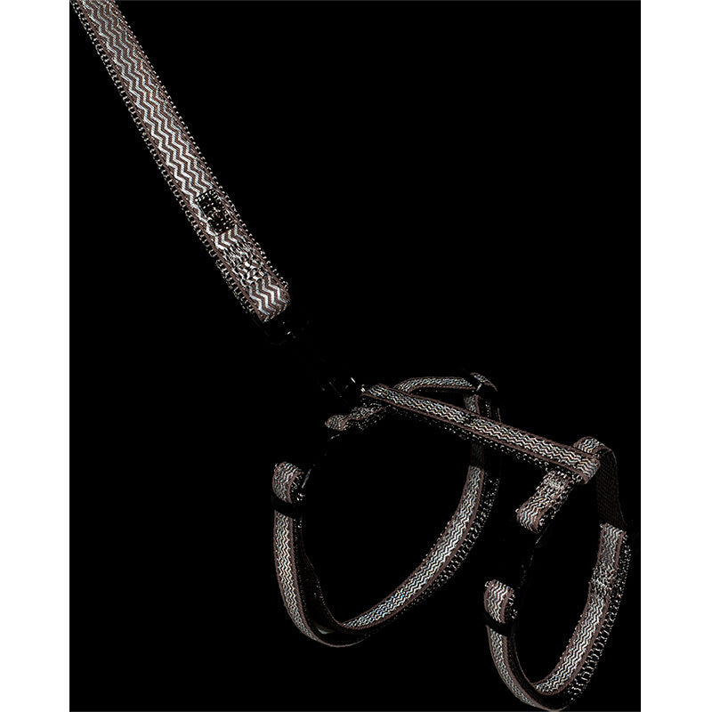 Nylonsele + line m/refleksS/L 29-50 cm grå