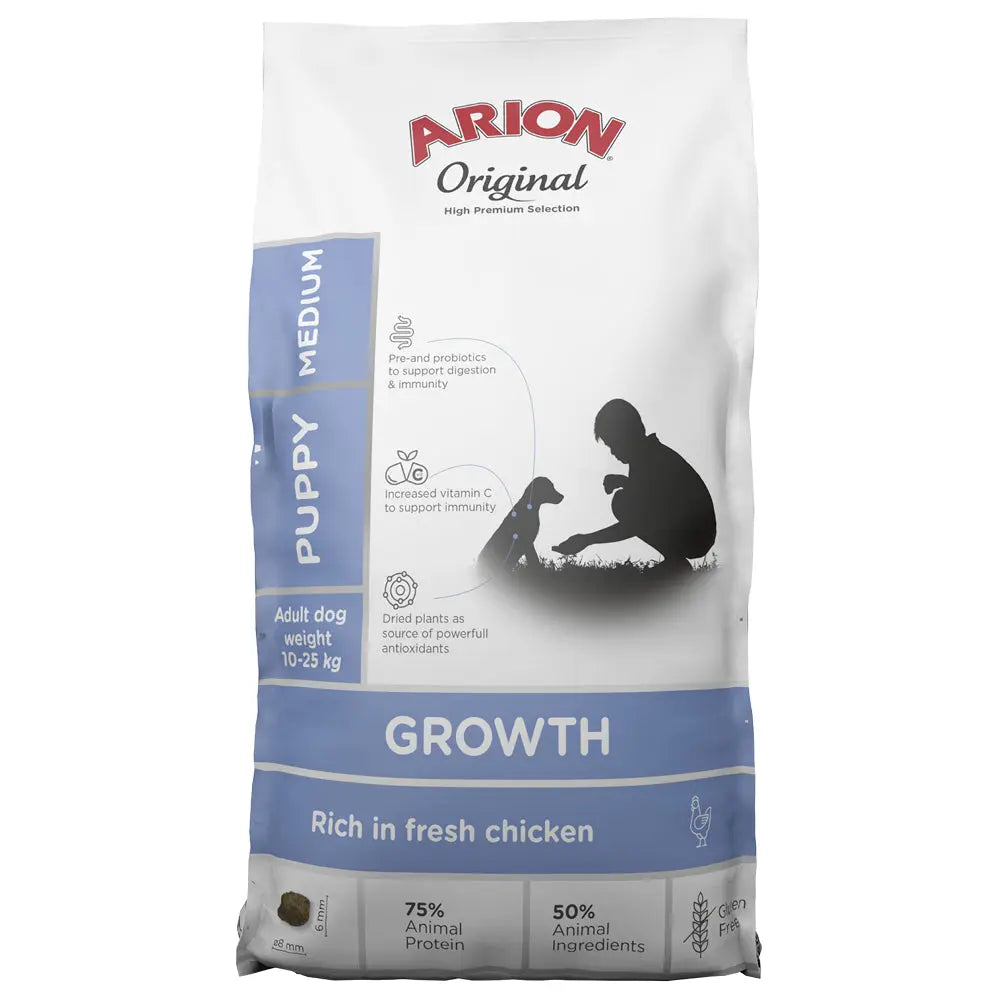 Junior Original Growth Medium kylling 2 kg