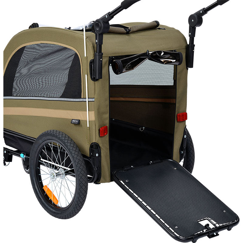 Cykelanhænger m/walkingkit