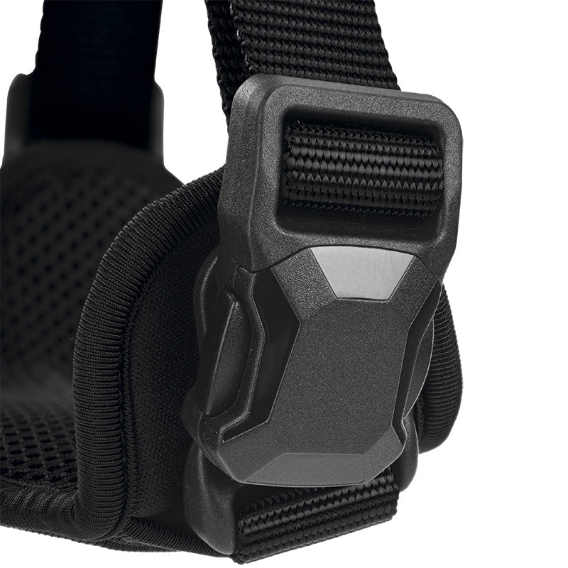 Nylon H-sele m/magnetlukning M sort