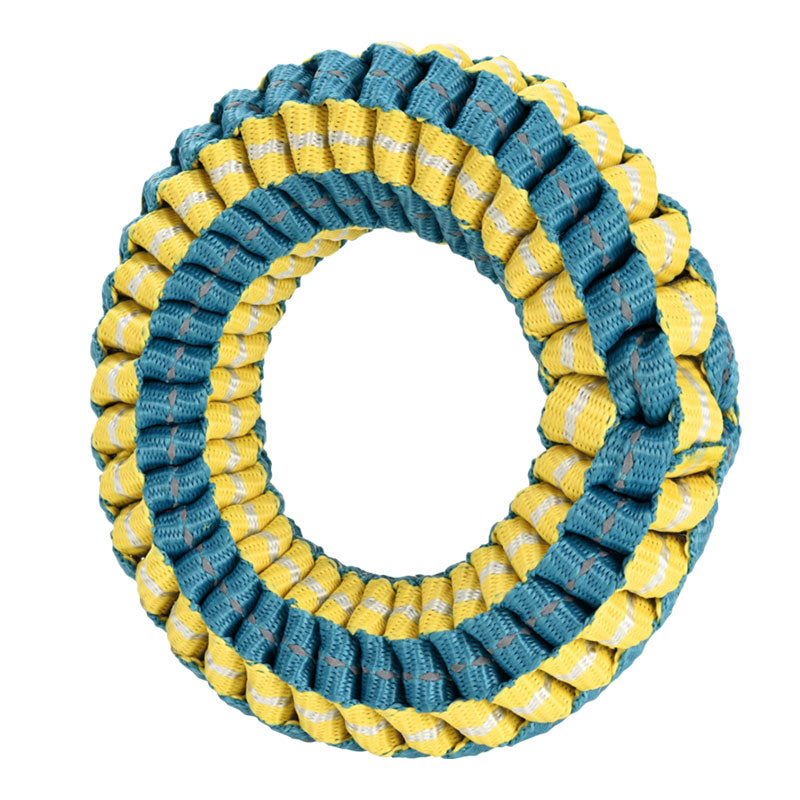 Reflective toy rope ring