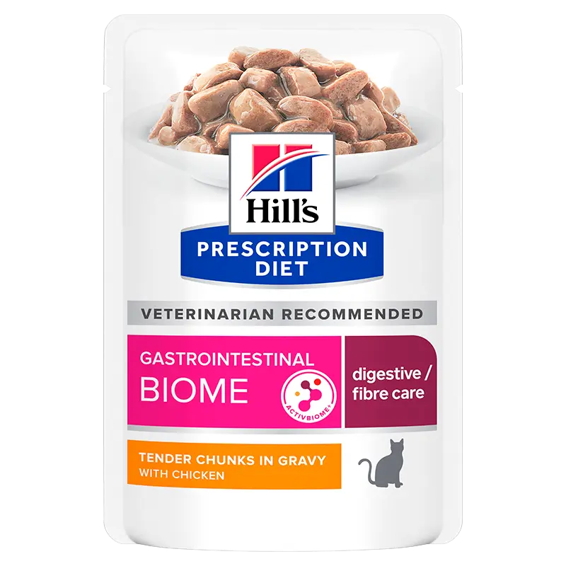 Diætetisk Feline GI Biome kylling 12x85 g