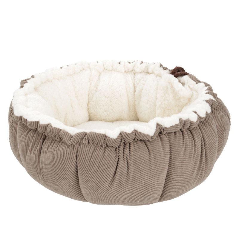 2-i-1 seng Corduroy45x12 cm / ø57 cm beige