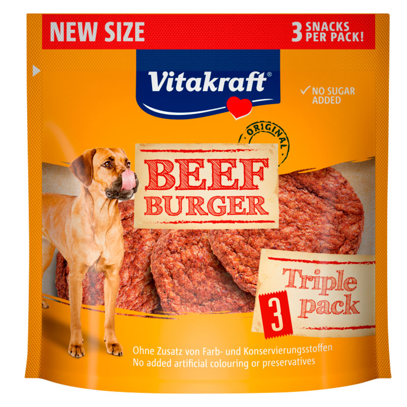 Beef-Burgerbøf 3 pak 27 g